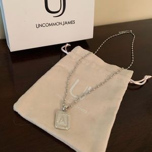 New Uncommon James Sur Necklace with Initial A